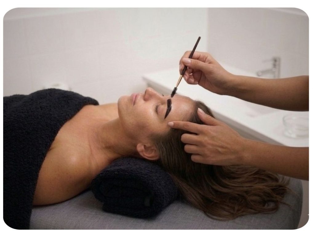 korte-gezichtsbehandeling-wenkbrauwen verven-zoetermeer-pijnacker-centre-du-lac